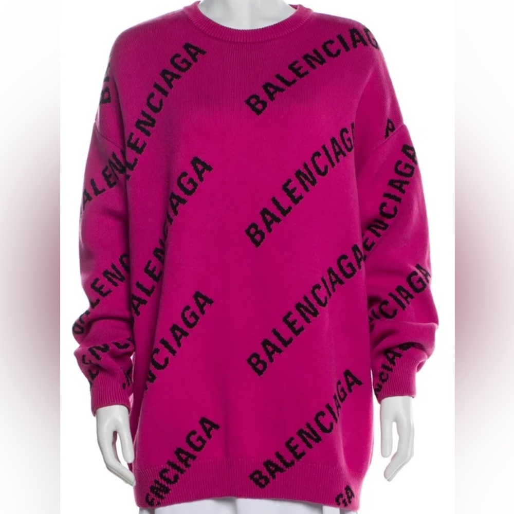 Balenciaga Women's Bold Fuchsia Sweater
